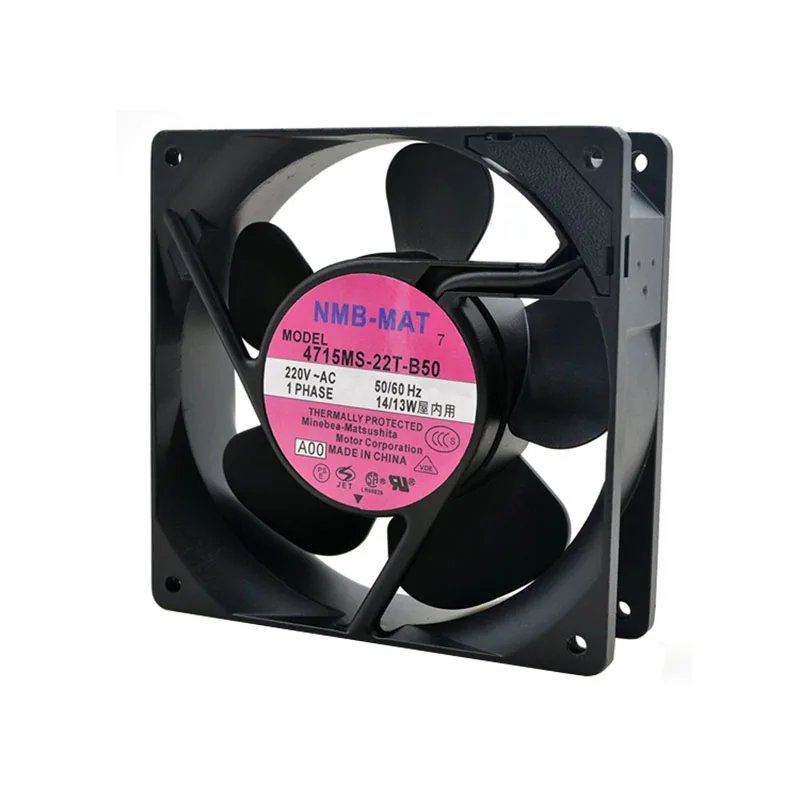 NEW ORIGINAL 4715MS-22T-B50 AC 220v 14/13w 12038 120*120*38mm 12cm COOLING FAN RADIATOR