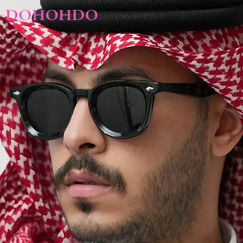 

Classic Vintage Small Round Frame Rice Nail Sunglasses Women Retro Luxury Brand Eyeglass Man Travel Driving Shades UV400 Очки