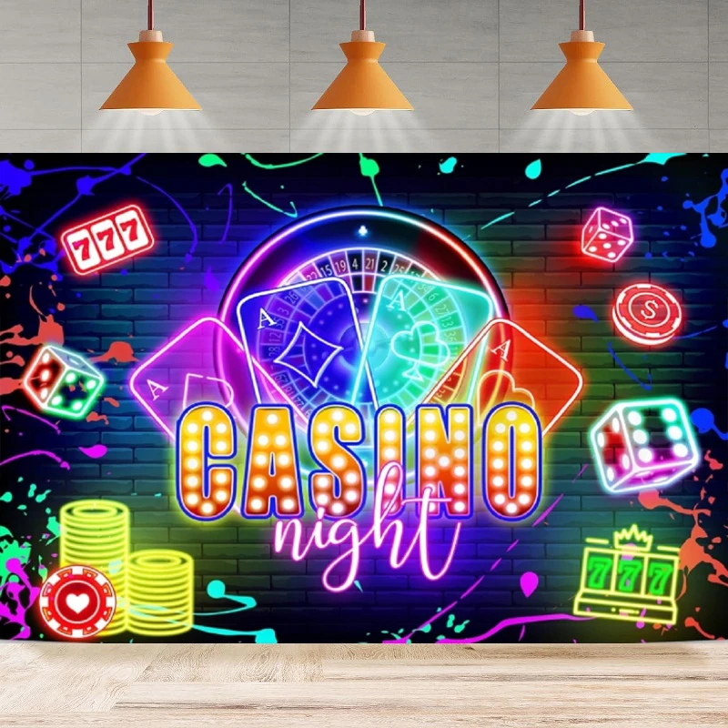 fond-de-photographie-de-nuit-de-casino-pour-hommes-mur-de-briques-phosphorescentes-temps-de-jeu-au-neon-pieces-de-monnaie-chewinning-mur-de-toile-de-fond-de-fete-de-poker