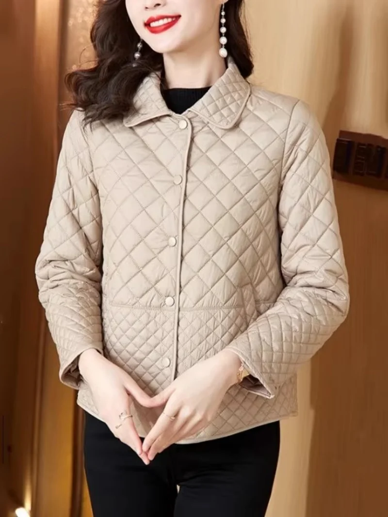 

Fashion Quilted Puffer Coat for Women 2026 New Spring Winter Lightweight Short Jacket | Warm Stylish Outerwear | w2035