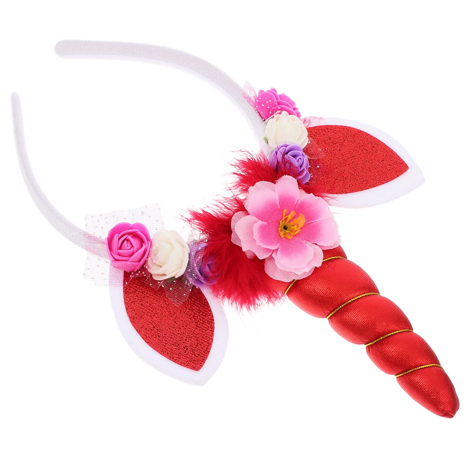 

Unicorn Headband Cartoon Animal Hair Hoop Party Hairband Accessories Decor Lovely Unicorn Hairband Girls Lightweight Comfortable