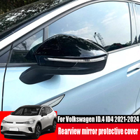 For Volkswagen VW ID.4 ID4 2021 2022 2023 2024 ABS material rearview mirror protective cover reverse mirror decorative glitter