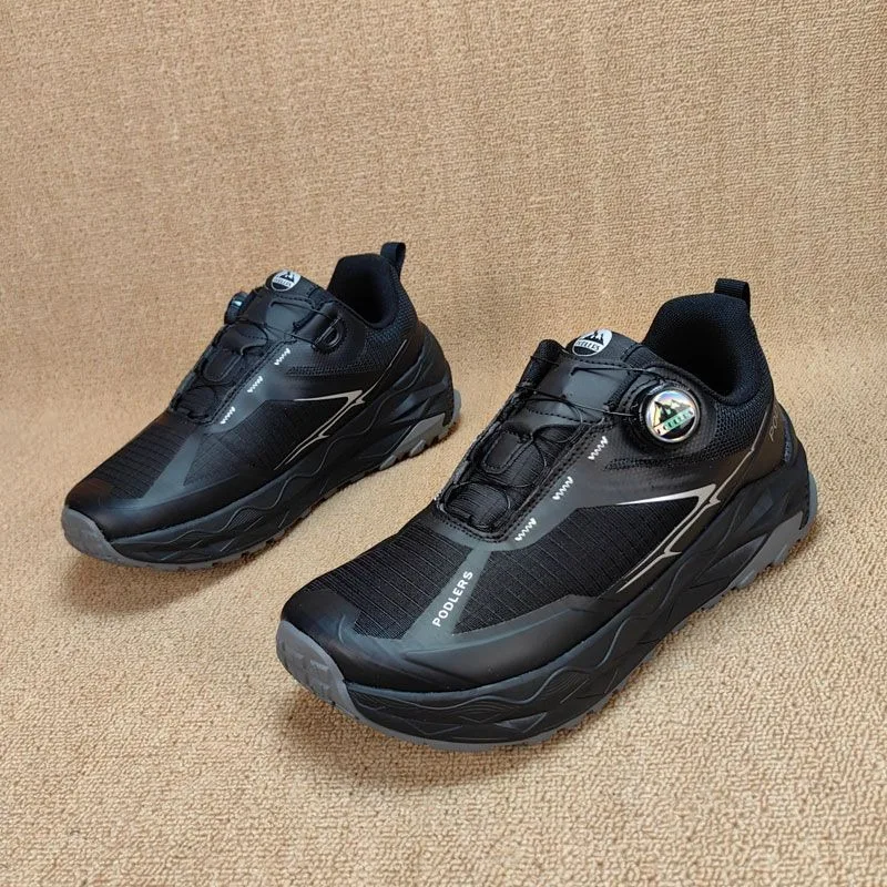 

Top Quality Outdoor Hiking Shoe Classic Brand Wide Last Big Foot Walking Jogging Shoe Designer Quick Lacing Trekking Sneakers