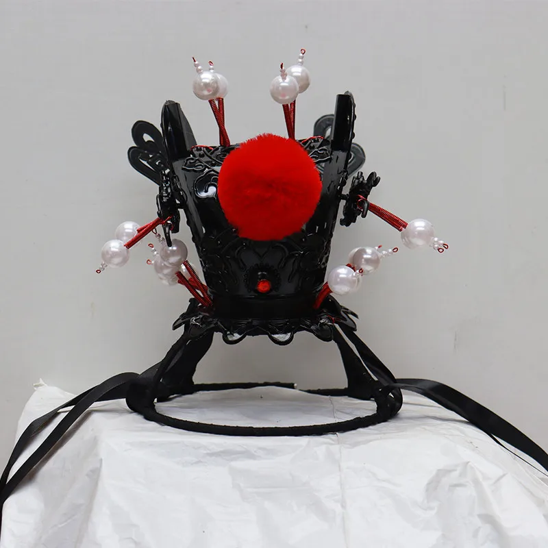 Black Myth Sun Wukong Cosplay Feather Crown Accessory Funny Headwear Novelty Hat Decoration Great Sage Equal to Heaven Cosplay