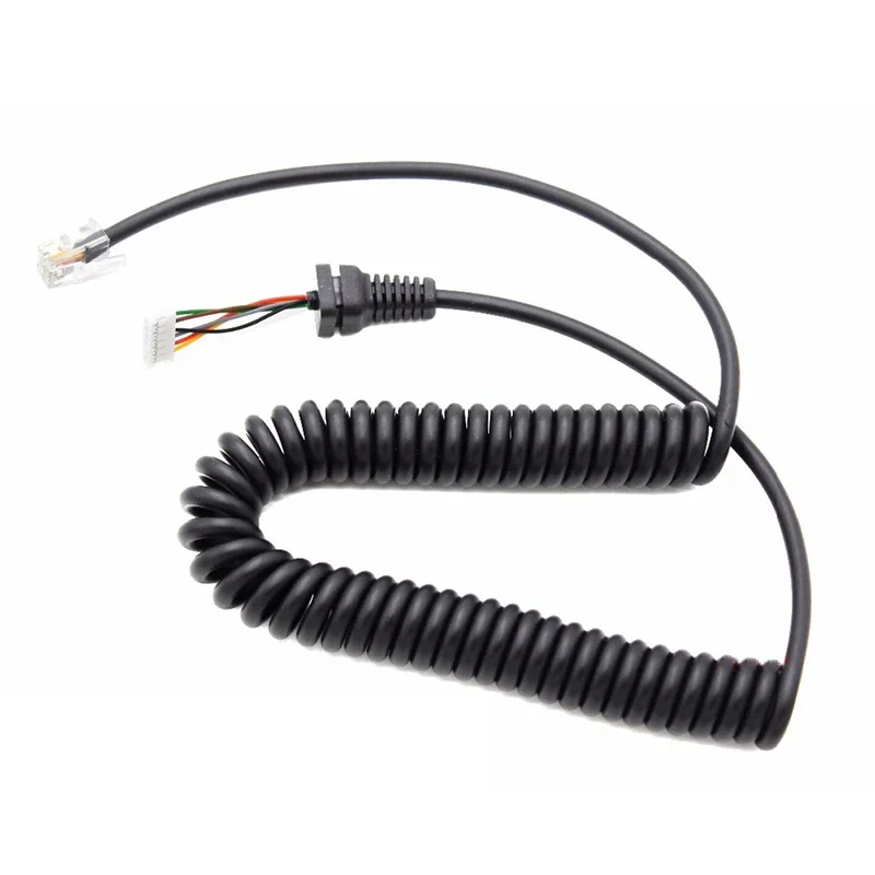 Kabel Mikrofon Pengganti Profesional Kabel Kabel Mikrofon untuk Yaesu MH-48A6J FT-7800 FT-8800 FT-8900