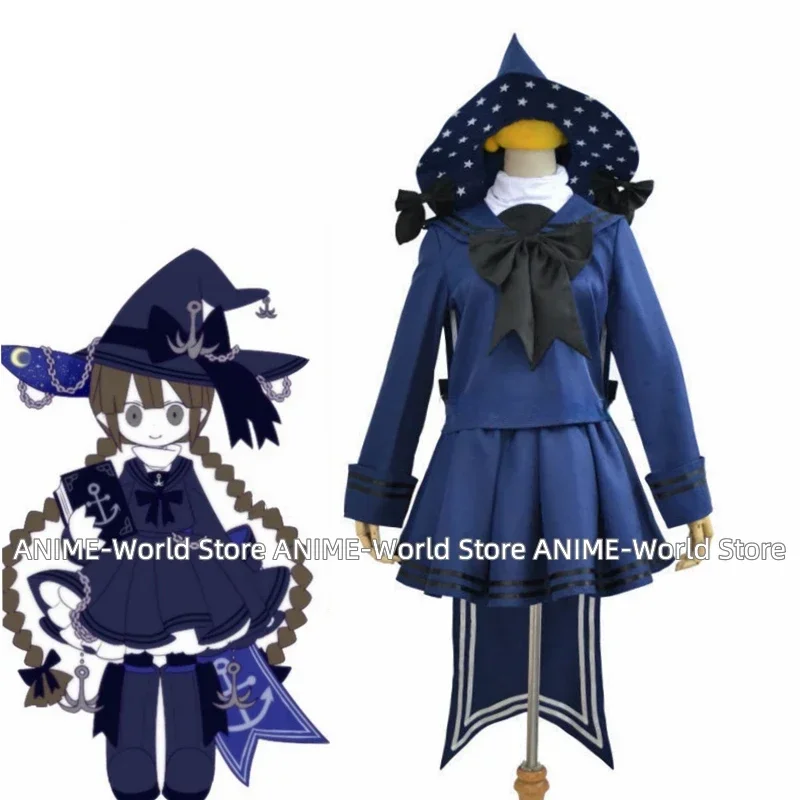

Wadanohara And The Great Blue Sea Sailor Suit Tops Skirt Uniform Outfits Anime Games Cosplay Costumes