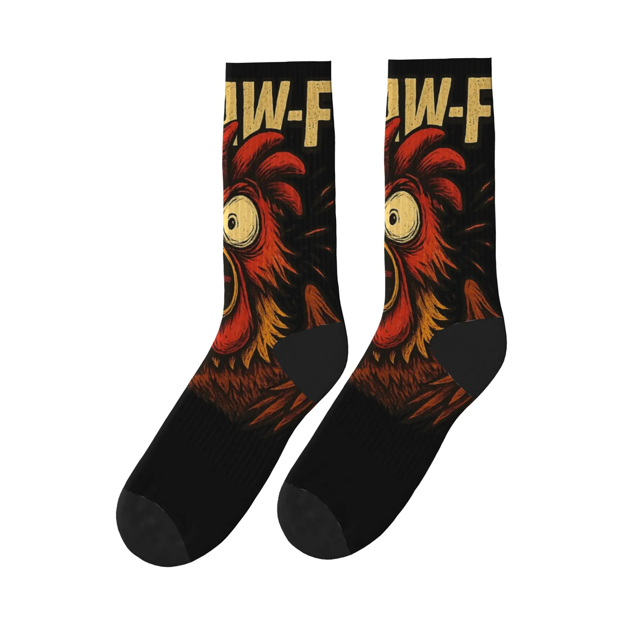 

Носки Funny Rooster Meme F-CAW-F, чулки с графическим рисунком, противоскользящие носки для пар, удобные осенние носки для скалолазания в стиле Харадзюку