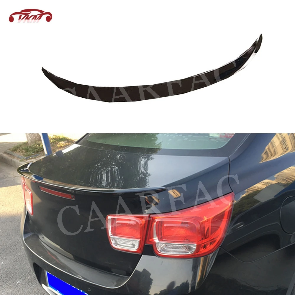 

ABS Gloss Black Material Rear Trunk Lip Spoiler for Chevrolet Malibu 2012-2018 Trunk Boot Trim Sticker Wings