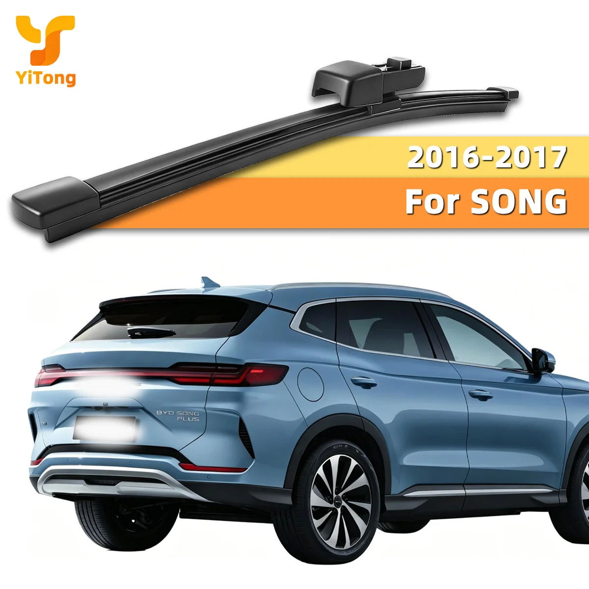 

Yitong Silent Rear Window Wiper Suitable For BYD SONG 2016-2017 Rubber Strip Accessories Rear Windshield Wiper Blade Replacement