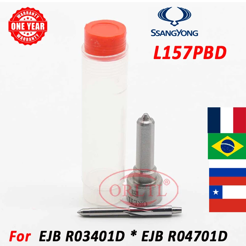 

ORLTL L157PBD Форсунка Common Rail НАСАДКА L157PRD Для SsangYong EJBR03401D EJBR04701D