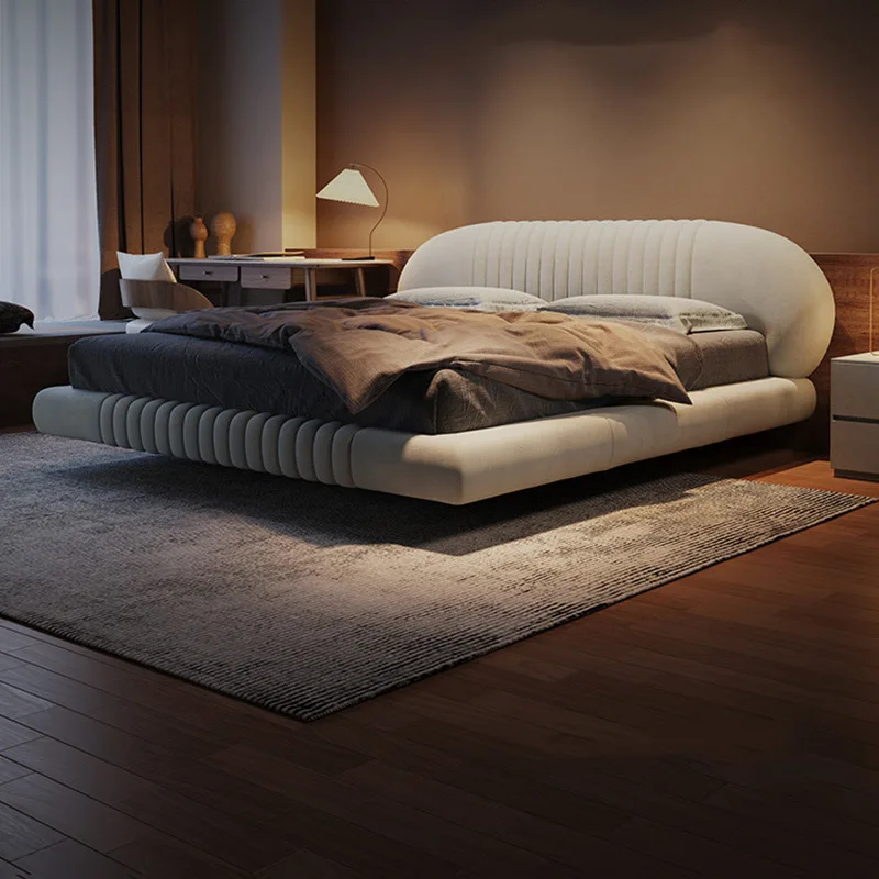 

King/Queen Size Fabric Bed Upholstered Headboard Bed Frame Can be Customized