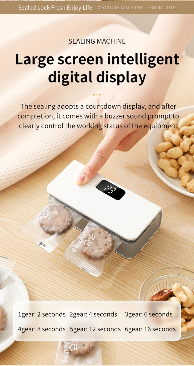 Mini Heating Bag Sealer Storage Packaging Food Bag Sealing Machine Handheld Plastic Clip Bag Sealer Snack Packaging Heat Sealer