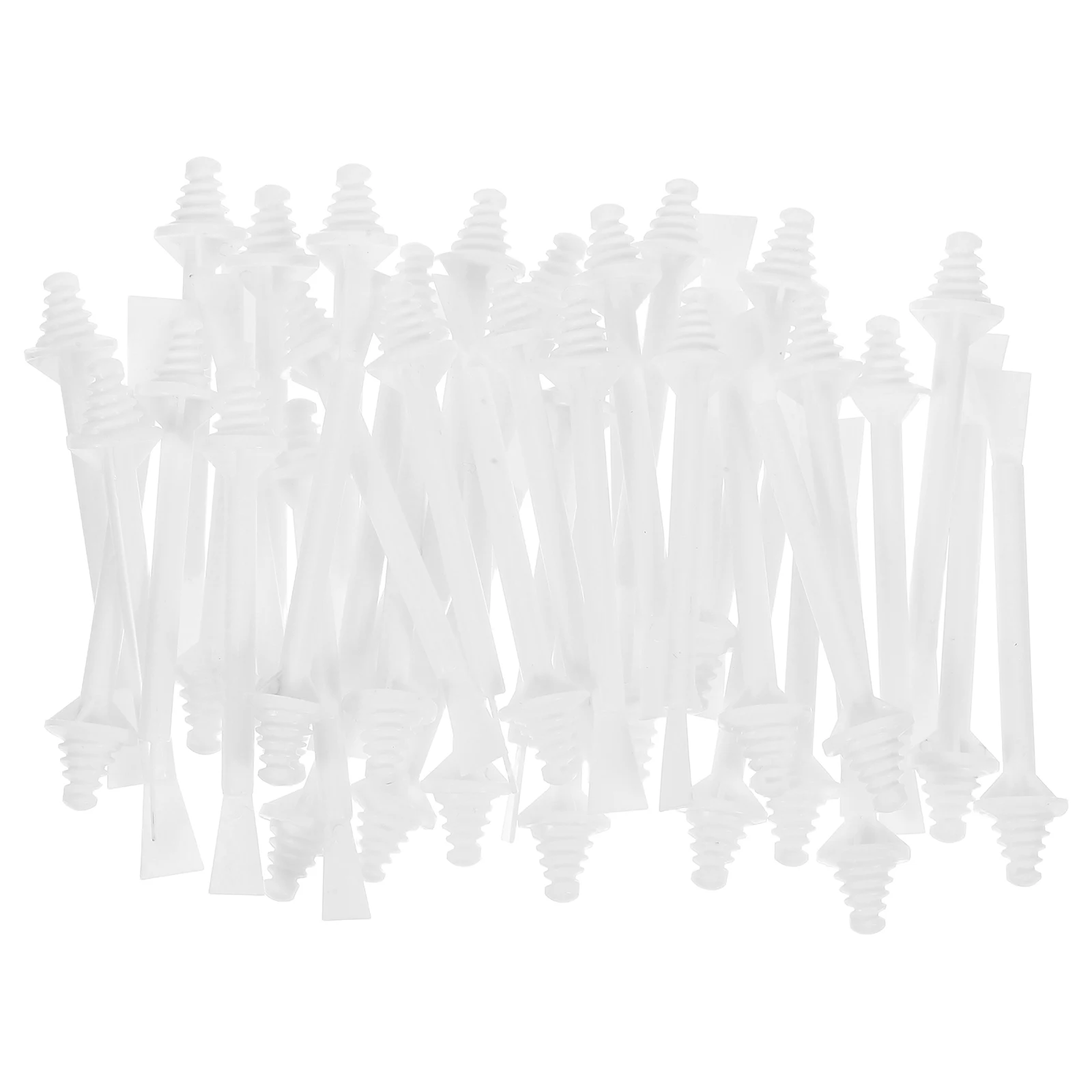 

40 Pcs Wax Stick for Hair Removal Nose Remover White Nasal Plastic Handle Beauty Tool Smear Wax Stick Smear Rod