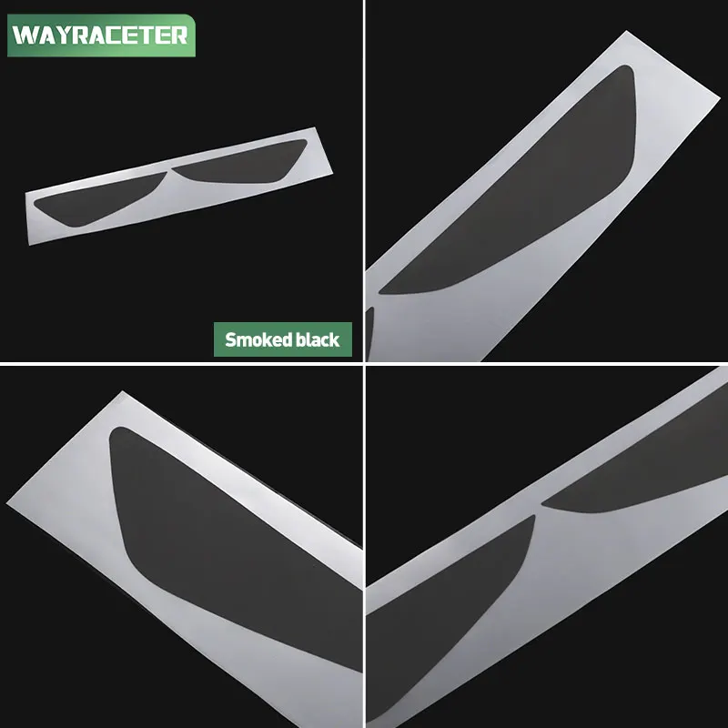 2 Pcs/Set Car Headlight Tint Smoked Black Protective Film Transparent TPU Sticker For Cupra Leon 2024 2025 2026 Accessories