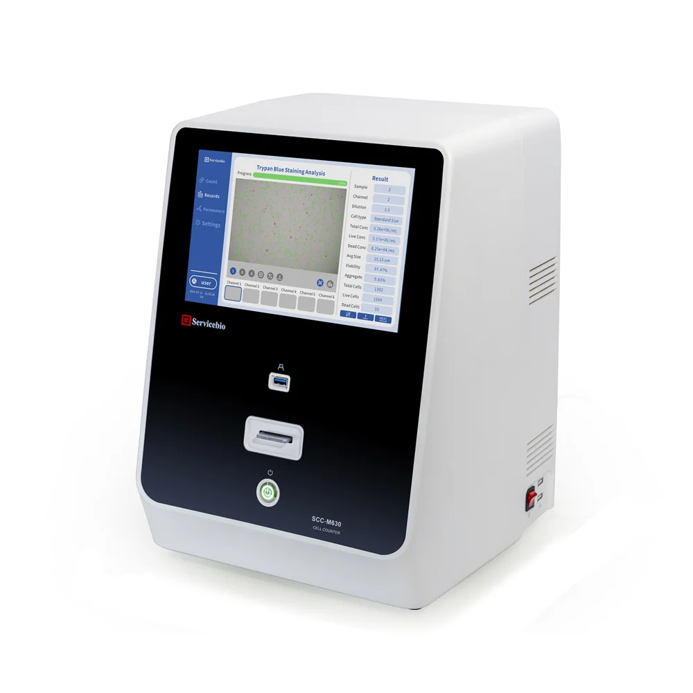 Lab 3 Views Disperses Cell Clumps 6-well Automatic Cell Counter with Data Analysis