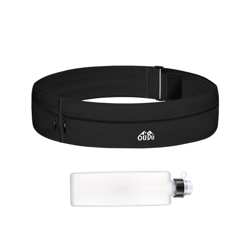Sports Fanny Pack Running Belt Waist Bag with Water Bottle Men Women Phone Pouch Jogging Gym Bags Hydration Run Accessories