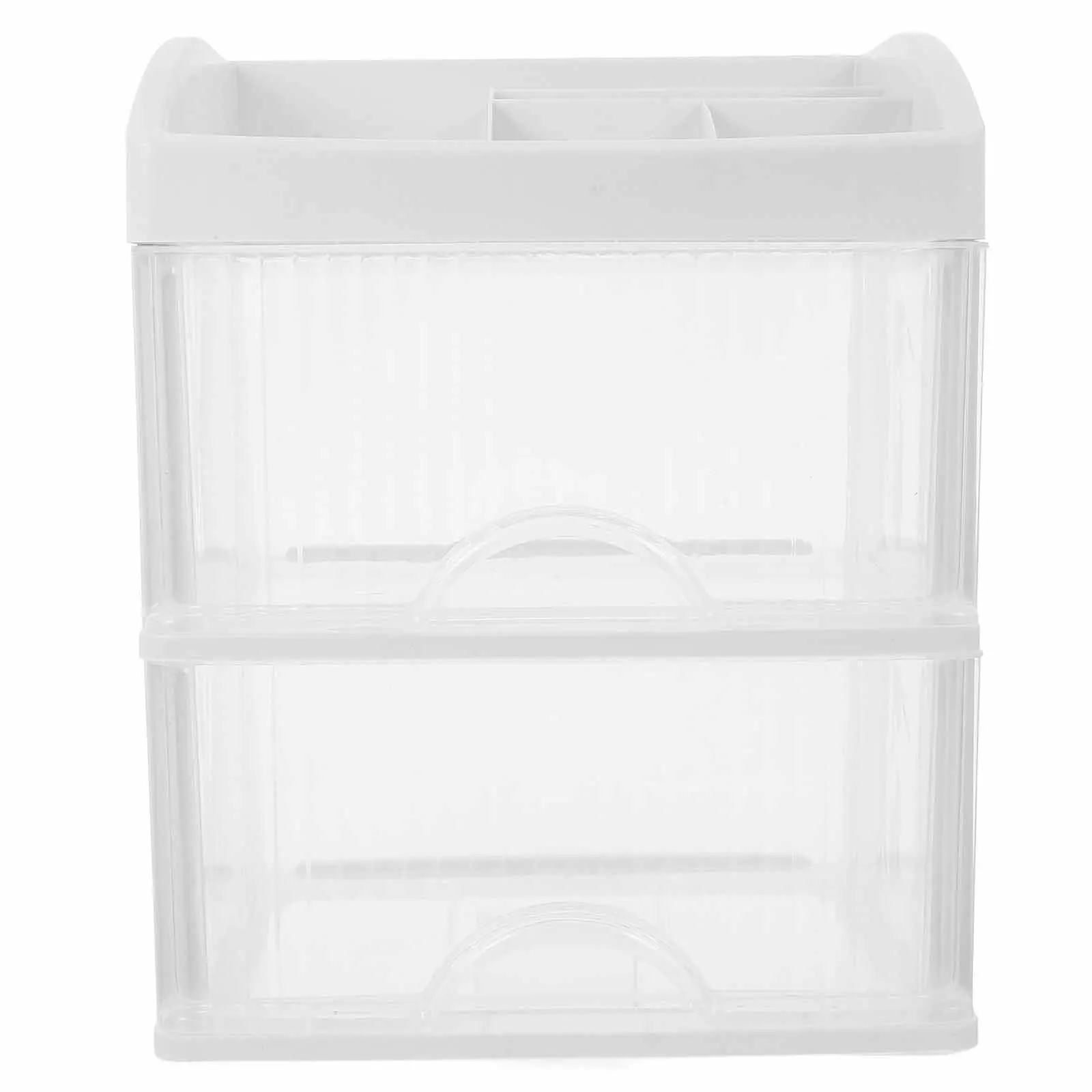 

Multi-Layer Plastic Desktop Drawer Organizer Makeup Storage Cabinet Vanity Bathroom Countertop Skincare Perfume Holder