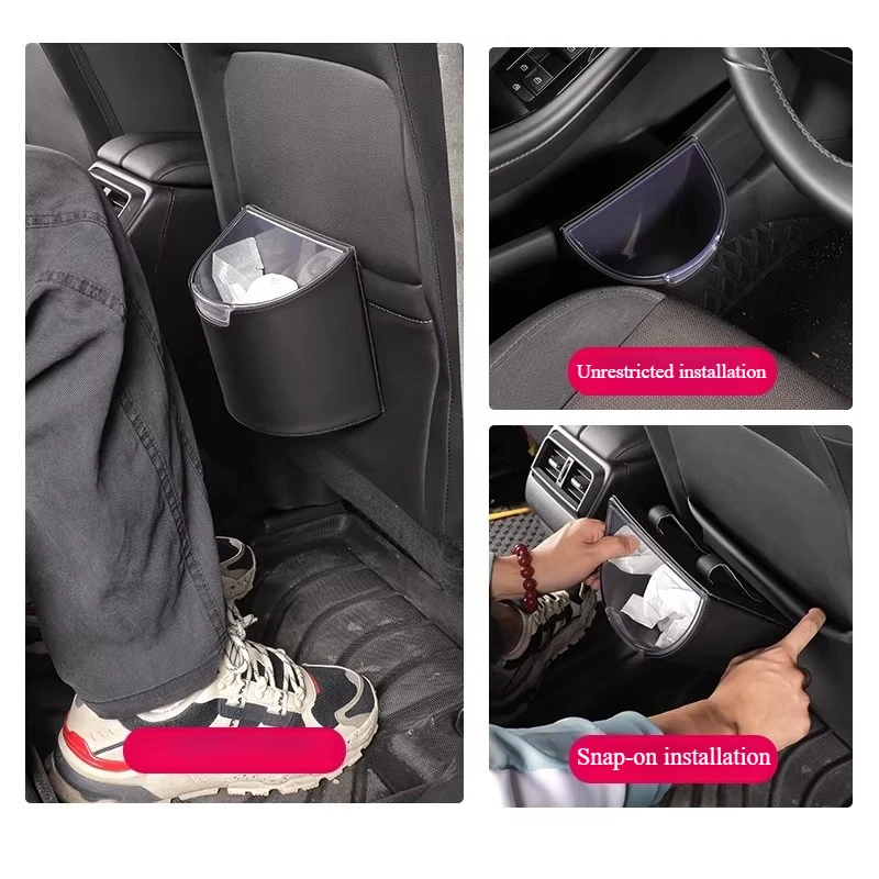 Car Trash Bin Designed for 2017-2025 Mazda CX-5 - Multifunctional Hanging Storage Bucket Accessory view 5