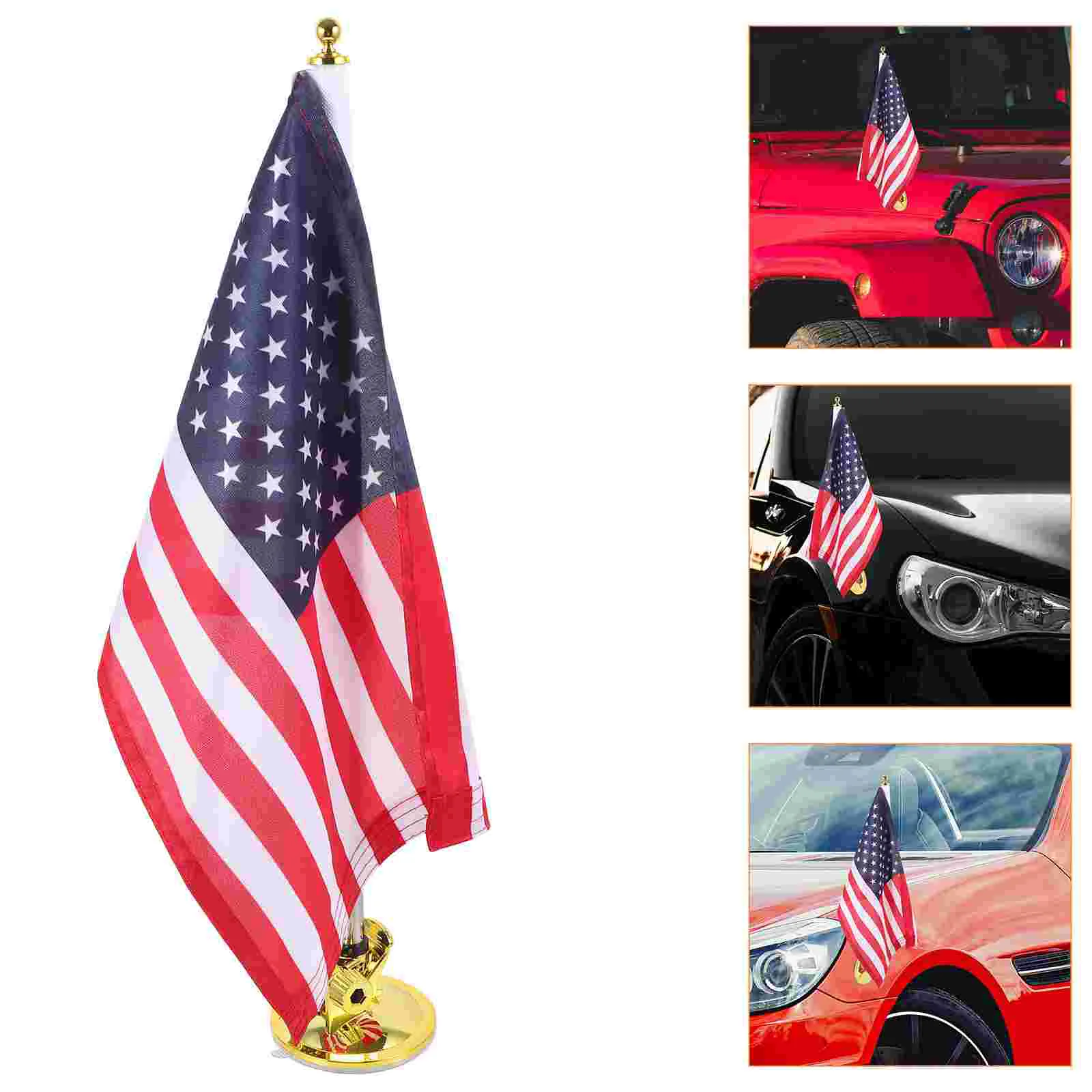 

Suction Cup Flagpole Bracket Car Holder Mount Window Cloth for Mounting Stand Cars