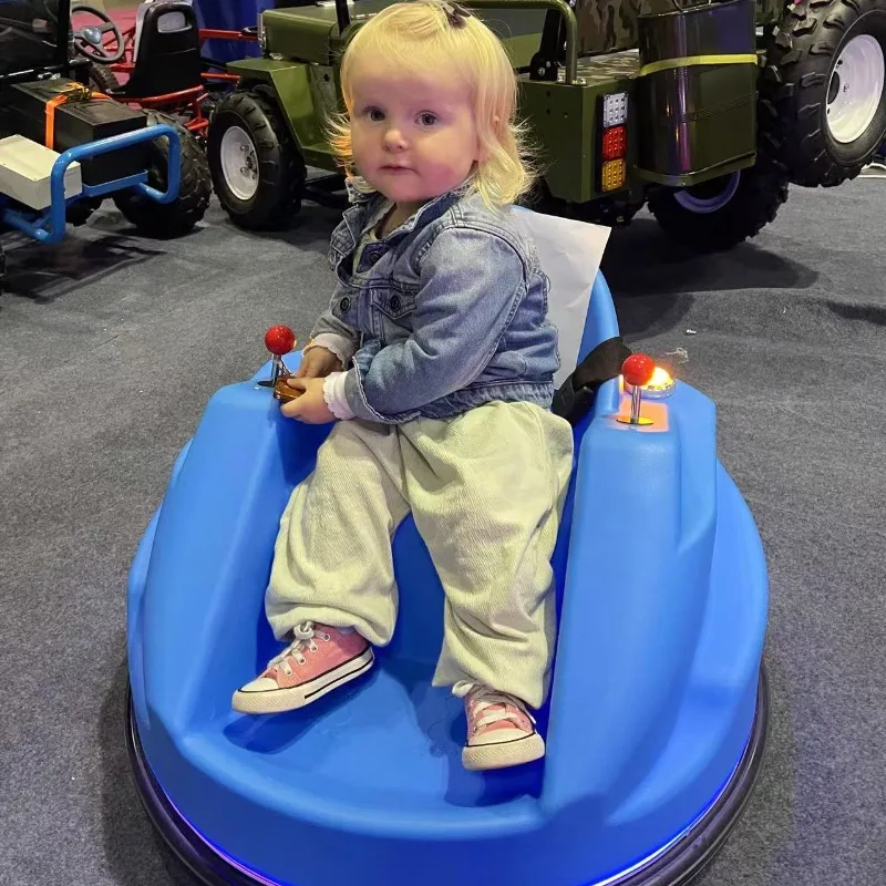 

360° Rotating HDPE with Music, LED Lights & Remote Control All-Terrain UFO Electric Kids Bumper Car