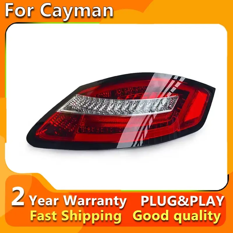 

LED Taillights for Porsche Cayman 987 987.1 2004 2005 2006 2007 2008 Boxster Tail Lamp Dynamic Turn Signal Reverse Brake Lights