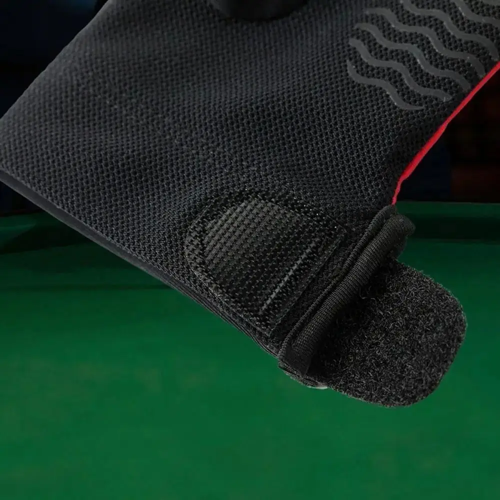 

Дышащие перчатки для бильярда, быстросохнущие перчатки с тремя пальцами для левой руки, устойчивые к поту, противоскользящие перчатки для снукера, бильярдный кий