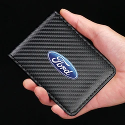 Car Covers for Documents Designer Travel Wallets Leather Card Holder For Ford C-Max Kuga Ranger Raptor KA Fusion ST Transit Edge