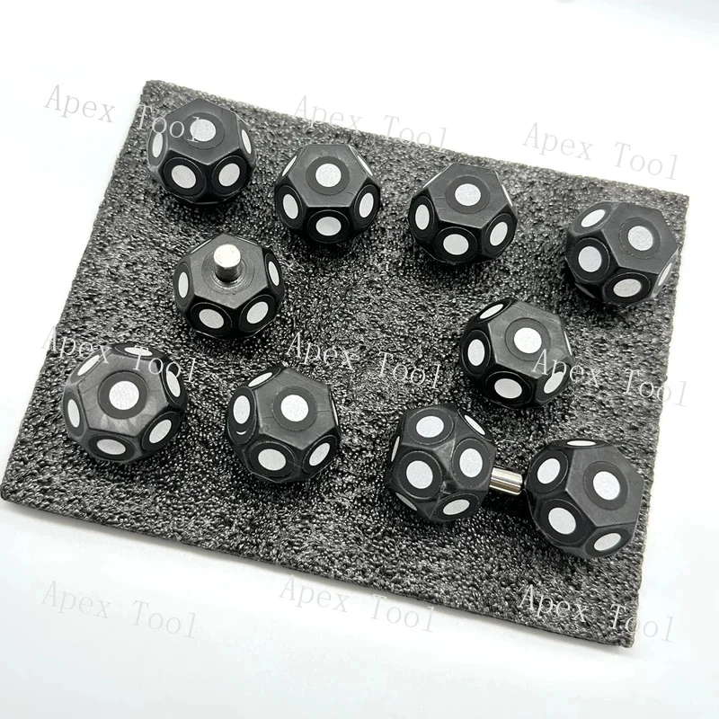 Magnetic Hexagonal Sphere 10 3D Scanner Target Reflective Marking Points Marker Ball