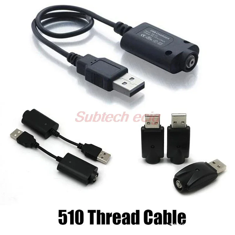 5 قطعة السجائر الإلكترونية شاحن يو اس بي لاسلكي USB شواحن كابلات ل eGo EVOD Vertex 510 موضوع التسخين المسبق البطارية سليم قلم Vape #2