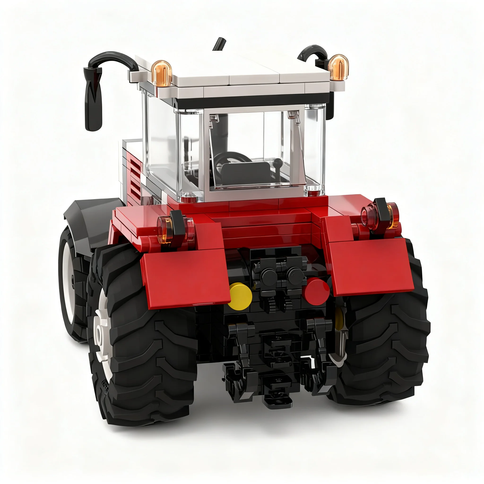 299pcs MOC City Farm Steyr 8180 - Tractor Model Building Blocks Architecture Toys Christmas Gift Brick DIY Display 3D Assemble