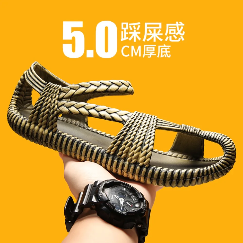 

Двухцветные шлепанцы с одной лямкой для пар, сандалии с мягкой подошвой для дома и улицы, летние пляжные тапочки