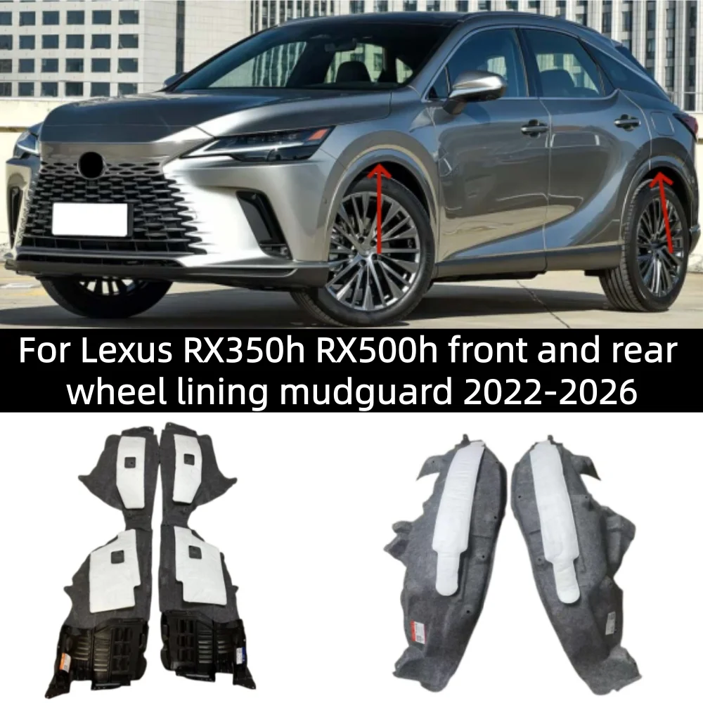 

For Lexus RX350h RX500h front and rear wheel lining mudguard 2022-2026