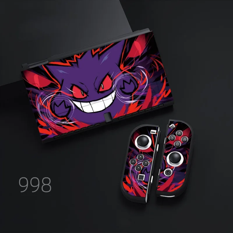 

Pokemon Protective Case For Nintendo Switch OLED NS Console and Joy-Cons Cover Gengar Pikachu Game Host Accessories Shell Gift