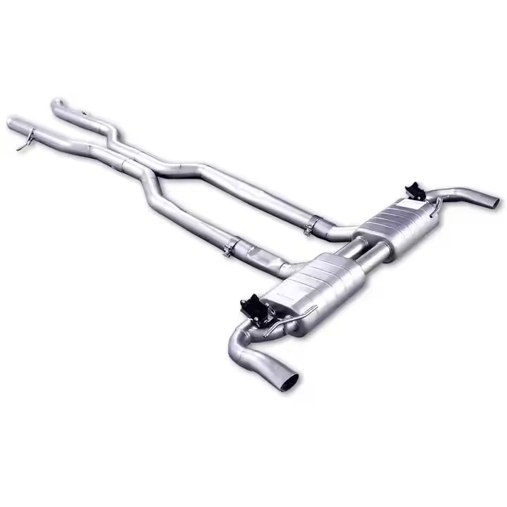 

OBM 304 Stainless Steel Exhaust Pipes Exhaust Muffler Catback For Mercedes-Benz ML320/ML350 W166 3.0T 2012-2016 High Performance