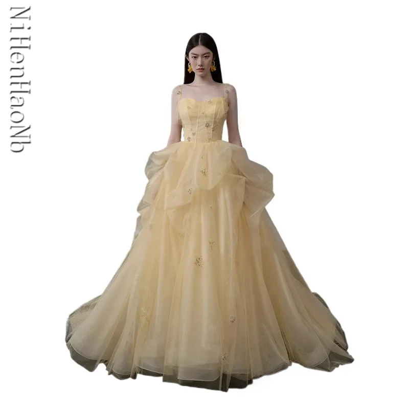 Gaun Quinceanera 2023 gaun pesta Prom gaun pesta dansa elegan gaun reuni Formal ukuran kustom