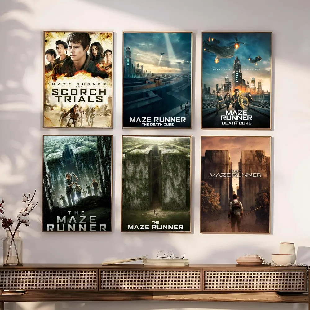 The Maze Runner Movie Poster Paper Print Home Living Room Bedroom Entrance Bar Restaurant Cafe Art Painting Decoration