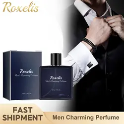 Perfume encantador persistente para hombres, feromonas románticas duraderas, atmósfera de citas, atracción de coqueteo fresco Natural, Perfume erótico