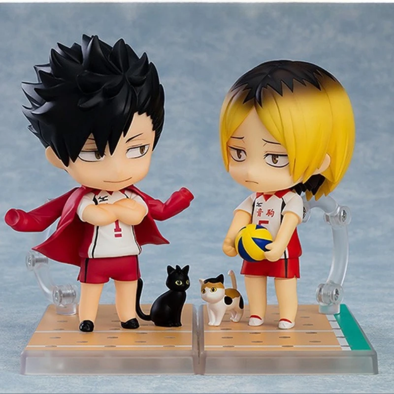 

GSC Original:Haikyuu!! Kenma Kozume Kuroo Tetsurou Second team uniform Q VER. figma PVC Action Figure Anime Figure Model Toys