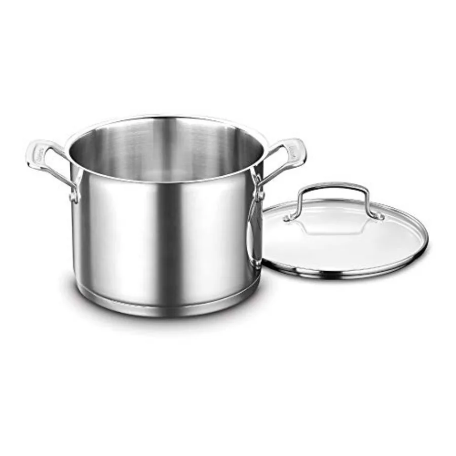 

6-Quart. Stockpot w/Cover, Stainless Steel