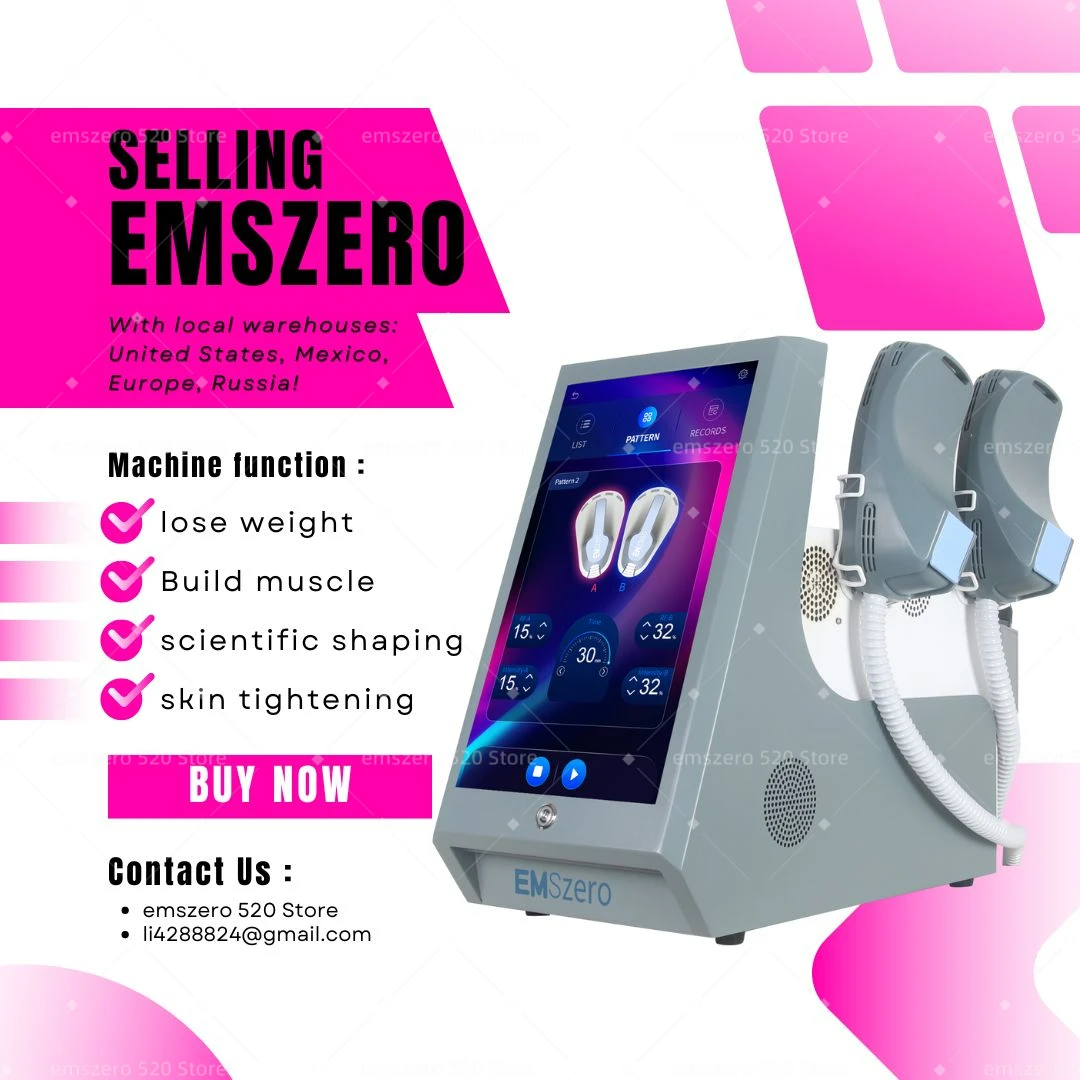 

Newest Portable EMSZERO NEO Power 6000W Weight Loss Muscle Stimulating Fat Removal Muscle Sculpt Machine EMSzero