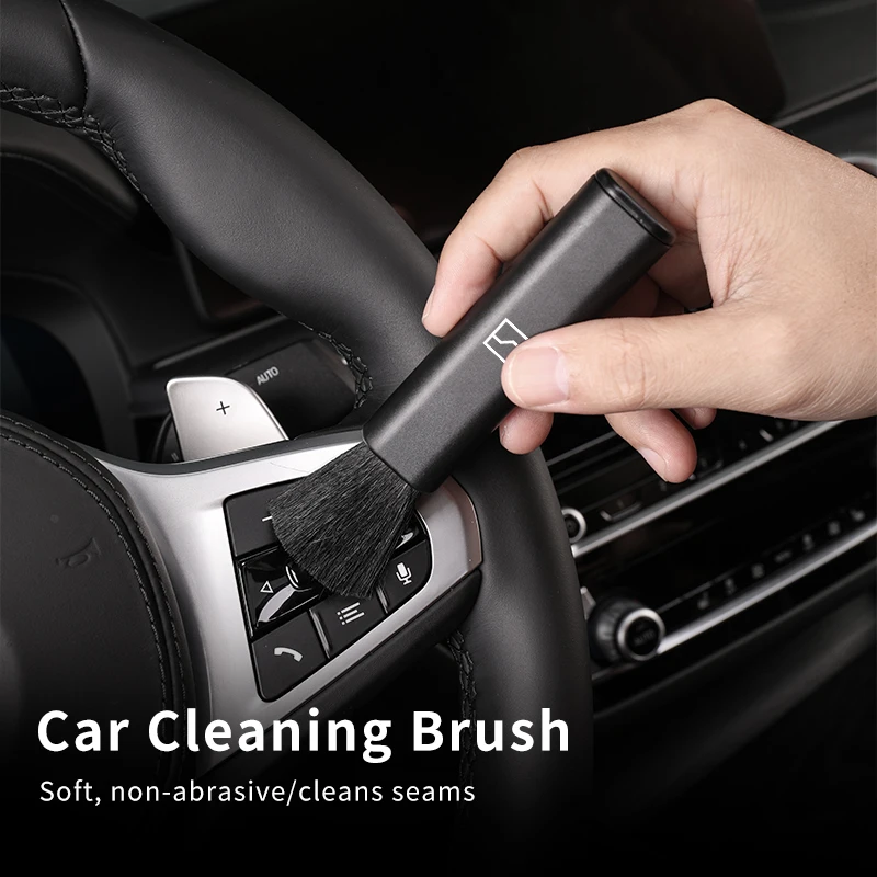 1PC Car Interior Cleaning Brush Telescopic Small Soft Brushs Accessories For Zeekr X 001 009 2022 2023 2024 Al