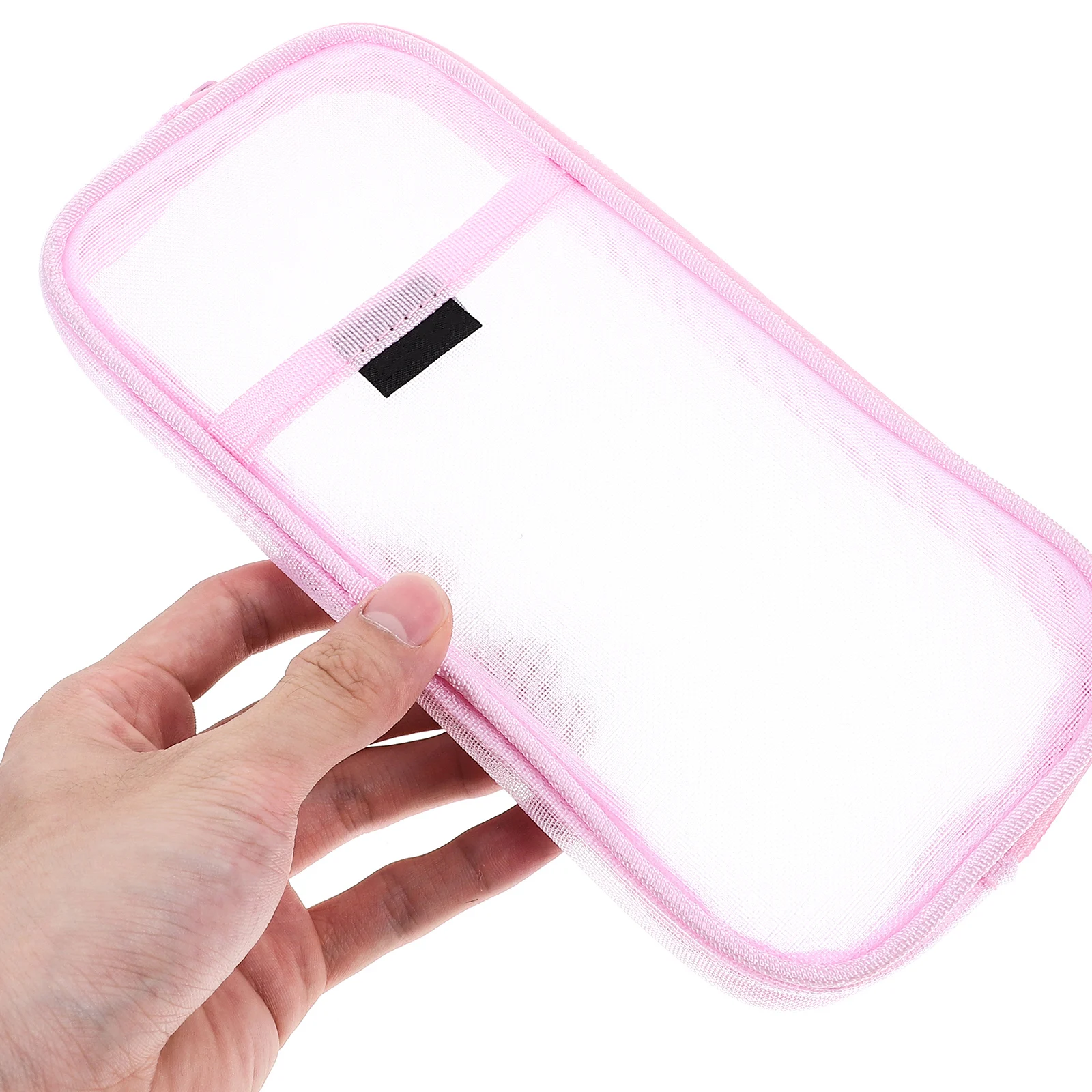 

Mesh Case Transparent Stationery Box High Capacity Large Pouch For Students Teachers Office Staff Wear Resistant Material