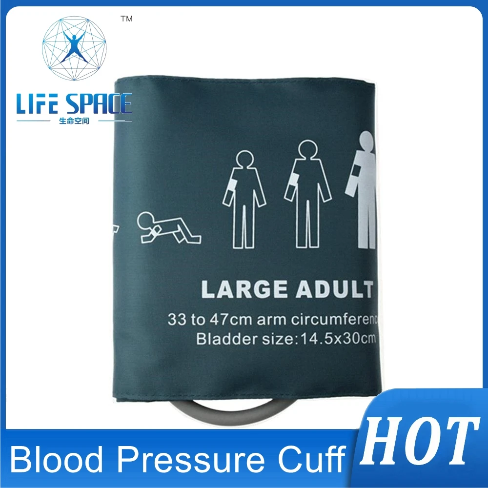 large adult blood pressure cuff arm monitor meter tonometer sphygmomanometer measureing Single tube Large 33-48CM big size cuff