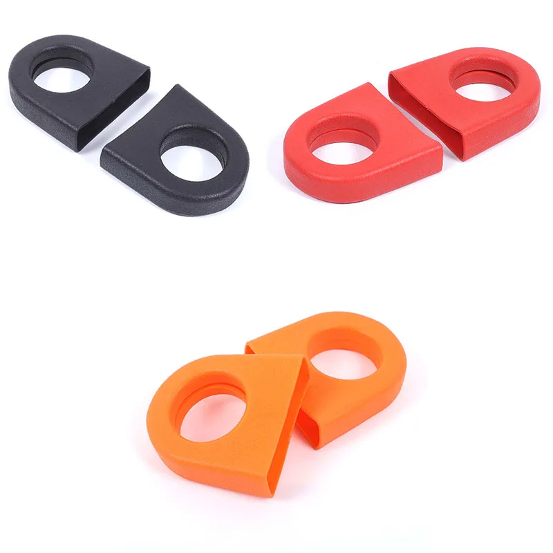 لاند روفر ديفندر 90 110 130 2020-2025 المطاط الأسود سيارة الخلفي مقطورة حلقة واقية اكسسوارات السيارات الخارجية 2 قطعة #4