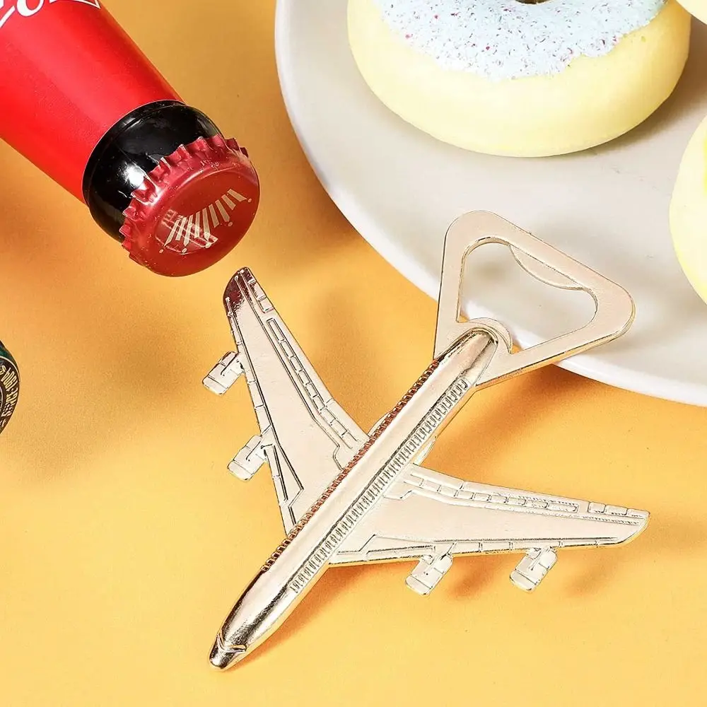 European American Fashion Airplane Shape Beer Bottle Opener Antique Wedding Kitchen Party Bottle Opener Supplies Gift Unique