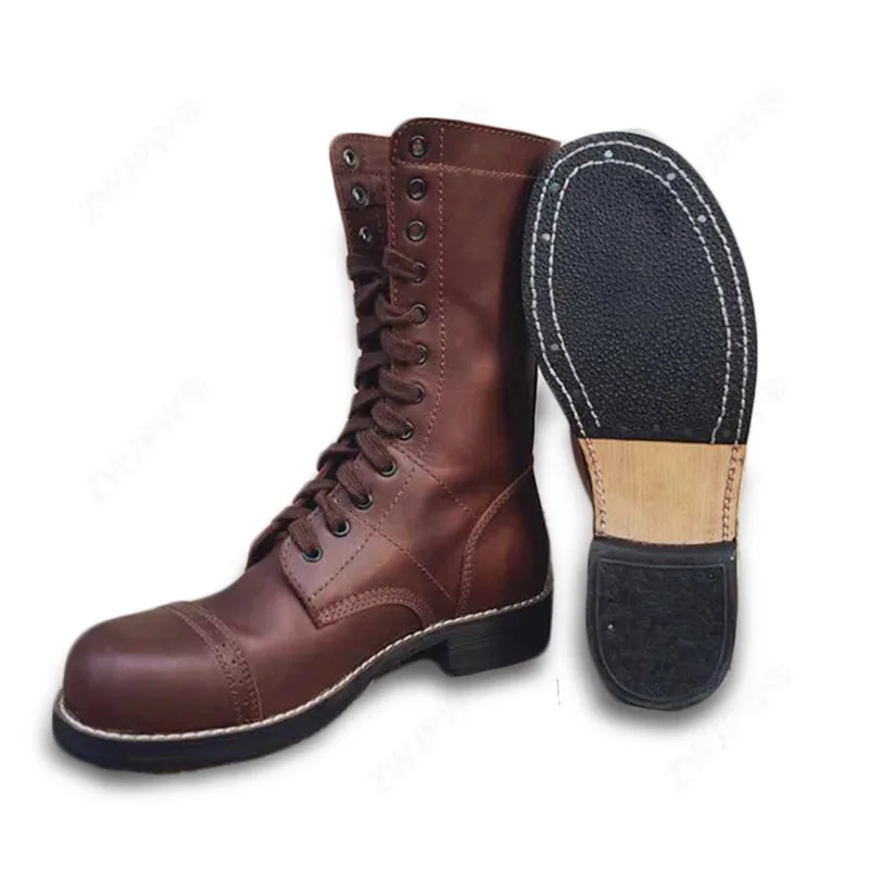 

American M1942 Boots Cowhide Boots, Vintage Mountaineering Boots 10182