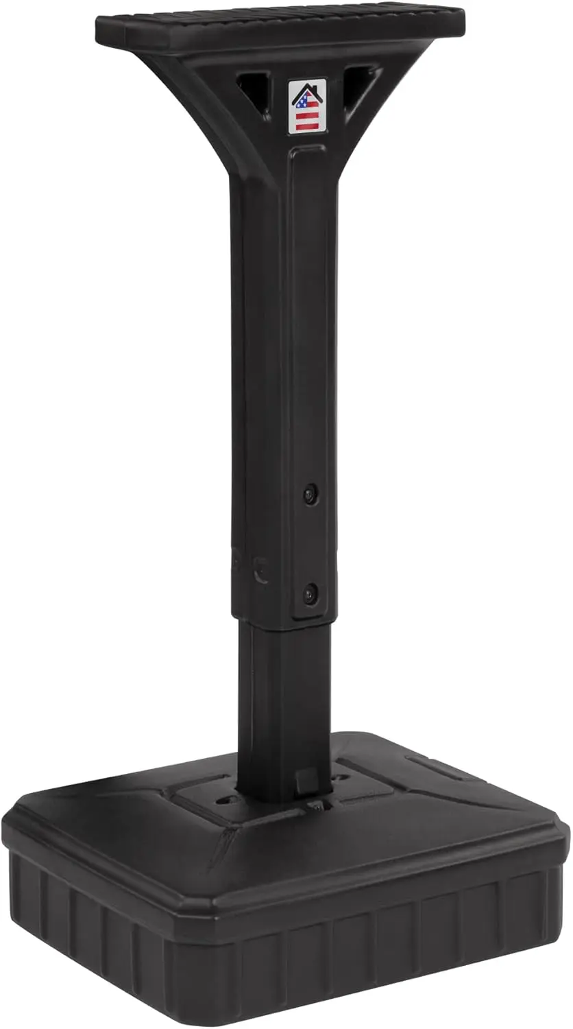 Dig-Free Universal Mailbox Post for Standard Mailboxes - No Digging Needed Mailbox Post - Black