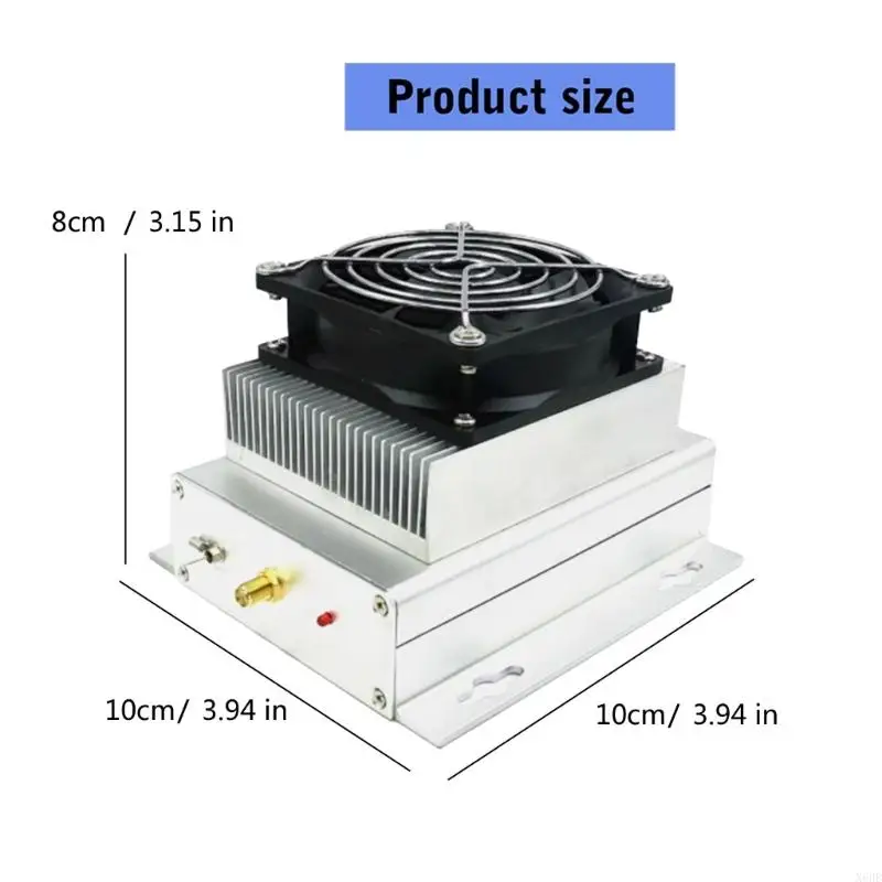 X6HB ที่ทรงพลัง ISC43224 RF Power Amplifier 35dB 46-56V อินพุต 1-200MHz บรอดแบนด์สำหรับการปรับปรุงสัญญาณ