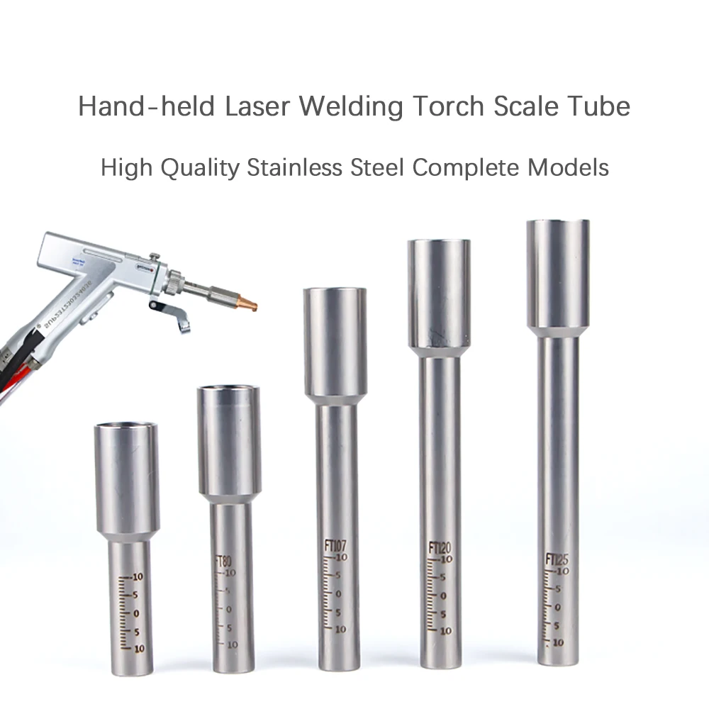 Stainless Steel Laser Welding Gun Head Accessories Laser Welding Scale Tube Laser Welding Torch Nozzle Connecting Pipe