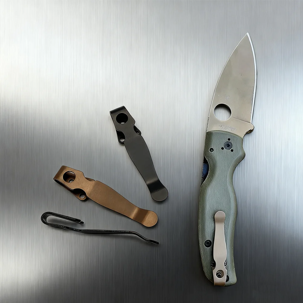 High Grade Titanium Back Clip for Shaman C229 Deep Carry Corrosion Resistant Pocket Clip Accessory